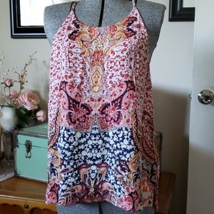 Flirty colorful tank